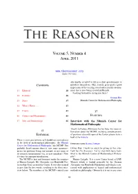 Volume 5, Number 4 April 2011
