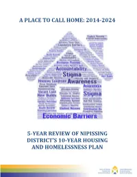 A Place to Call Home: 2014-2024 5-Year Review Of