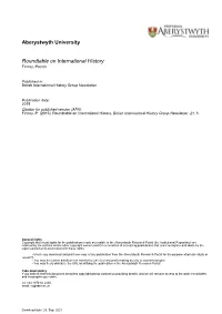 BIHG 2015 Newsletter