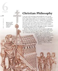 Christian Philosophy