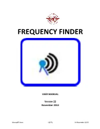 Frequency Finder