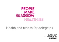 Health and Fitness for Delegates Get Active