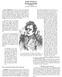 HENRY OPUKAHAIA First Hawaiian Christian
