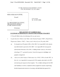 Vaughn Index, the 12 Pages out of the 35 Pages That Together Comprise All of the Unique Messages Contained in the 17 Email Transmissions