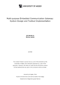 System Design and Testbed Implementation