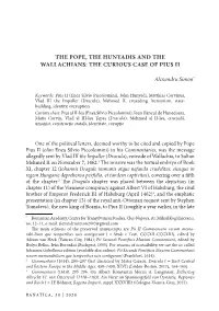 The Curious Case of Pius Ii
