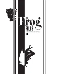 The Frog Files (K-6) [PDF – 5.67