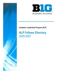 Alp Directory 2020-2021
