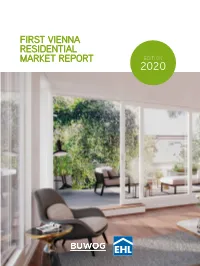 First Vienna Residential Market Report Edition 2020 2020 Edition