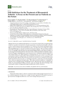 JAK-Inhibitors for the Treatment of Rheumatoid Arthritis: a Focus on the Present and an Outlook on the Future