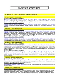 Parcours D'aout 2016