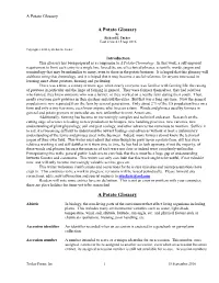 Potato Glossary