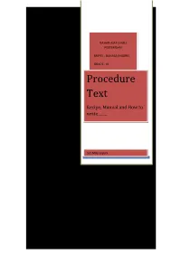Procedure Text