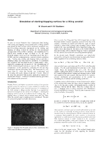 Simulation of Starting/Stopping Vortices for a Lifting Aerofoil
