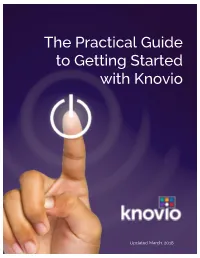 The Practical Guide to Getting Started with Knovio