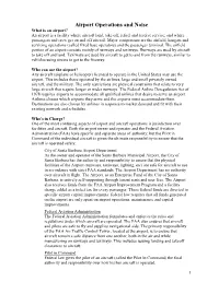 Airport Operations Noise