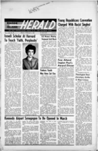 FEBRUARY 4, 1966 15C PER COPY 16 PAGES It Was Charged Last Week by State Element Within the State