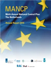 MANCP, Multi Annual National Control Plan, the Netherlands