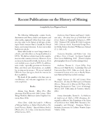 Recent Publications on the History of Mining