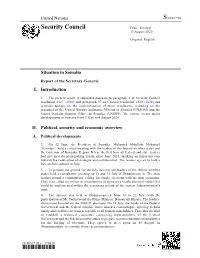 Security Council Distr.: General 13 August 2020