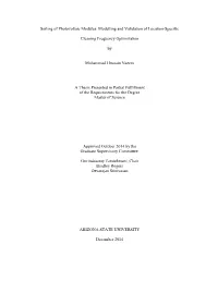 Soiling of Photovoltaic Modules: Modelling and Validation of Location-Specific