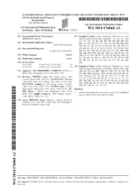 WO 2014/176068 A2 30 October 2014 (30.10.2014) P O P C T