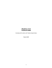 Mondrian Technical Guide