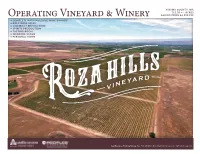 Operating Vineyard & Winery