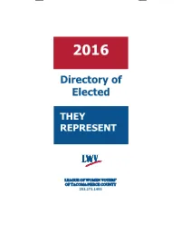 Directory of Elected