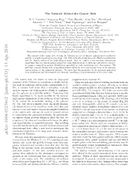 The Network Behind the Cosmic Web