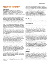 About the University 1