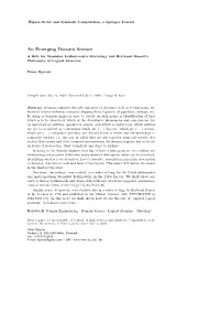 An Emerging Domain Science a Rˆole for Stanis Law Le´Shniewski’S Mereology and Bertrand Russell’S Philosophy of Logical Atomism