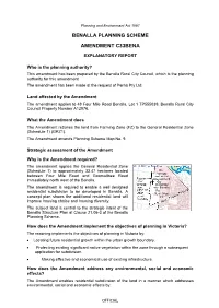 Benalla Planning Scheme Amendment C33bena