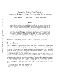 Guaranteed Training of Neural Networks Using Tensor Methods