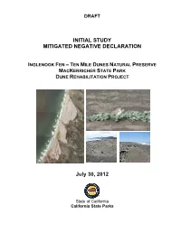 INITIAL STUDY MITIGATED NEGATIVE DECLARATION July 30