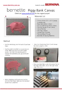 Piggy Bank Canvas Check out for the Original Project Materials List