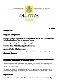 Resignations and Appointments