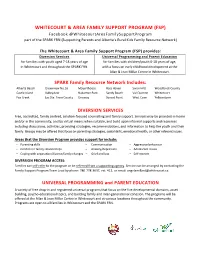 Whitecourt & Area Family Support Program (Fsp)