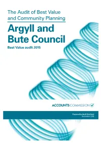 Argyll and Bute Council Best Value Audit 2015