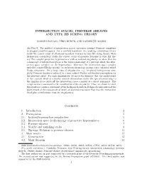 Intersection Spaces, Perverse Sheaves and Type IIB String Theory