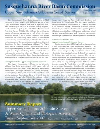 Upper Subbasin Survey 2007 Summary Report