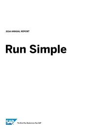 2014 Annual Report Annual 2014 R