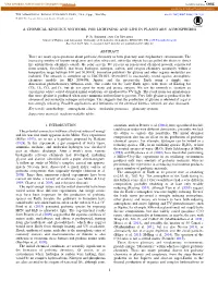 A Chemical Kinetics Network for Lightning and Life in Planetary Atmospheres P