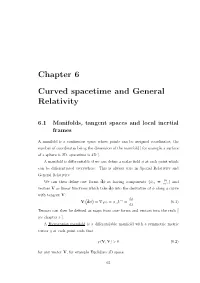 Chapter 6 Curved Spacetime and General Relativity