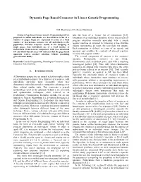 Dynamic Page Based Crossover in Linear Genetic Programming