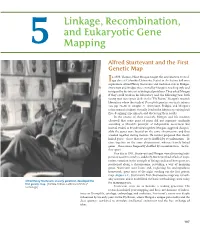 Linkage, Recombination, and Eukaryotic Gene Mapping 109 Located at the Same Position, Or Locus, on Each of the Two Experiment Homologous Chromosomes