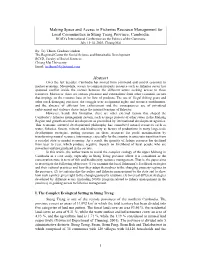 Making Space and Access in Fisheries Resource Management for Local Communities in Stung Treng Province, Cambodia