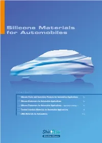 Silicone Materials for Automobiles