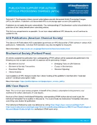 Support for Authors Apcs