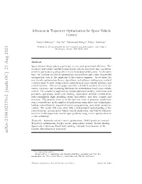 Advances in Trajectory Optimization for Space Vehicle Control